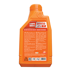 Aceite de motor NPOIL CARPO 1000 20W50 0,8L 1L Aceite base y aditivos premium para refrigeración y lubricación de motocicletas - Product Image 2