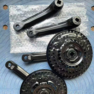 Para <span class=keywords><strong>Shimano</strong></span> Ty301 42T/48T, plato de bicicleta de montaña con orificio cuadrado, Material de aleación de longitud de manivela de 152mm para bicicletas de carretera - Product Image 6