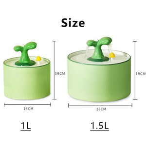 Distributeur d'eau électrique automatique en céramique de 1,5 L pour chat et chien Pompe silencieuse et source de charge d'abreuvoir de filtre pour chats et chiens - Product Image 4