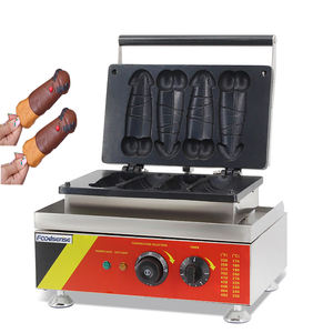 Gaufrier <span class=keywords><strong>Électrique</strong></span> Commercial Mini Pénis, Machine à Crêpes à Grille Carrée à Vendre - Product Image 1