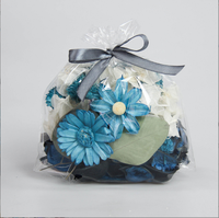 Sachet de parfum de maison de forme solide désodorisant à pétales de plantes naturelles avec pot-pourri parfumé Roses séchées Pommes au citron