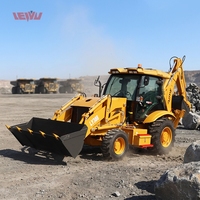 Venta al por mayor de la nueva retroexcavadora cargadora LEIYU (cargadora de ruedas) con capacidad de carga de 2500 kg, potencia de 85 kW, capacidad de la cucharón de 1 m y alto momento de carga.