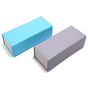 Étui à lunettes rectangulaire pliable élégant 8-8,9 pouces en cuir artificiel et velours PU Été 2024 FC041 - Product Image 1