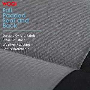 Silla Reclinable Plegable para Exteriores WOQI, Respaldo Ajustable, Muebles de Patio de Acero y Aluminio, Diseño Contemporáneo en Gris Pizarra - Product Image 4