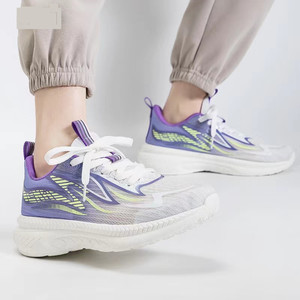 Summer new style women's sports <b>shoes</b>, casual travel <b>soft</b> sole running <b>shoes</b>, color block mesh design - Product Image 1