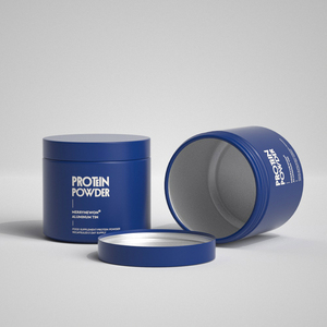 Custom Design Aluminum Jar for Powder - Airtight Food Grade <b>Container</b> for Dietary Supplements - Product Image 3