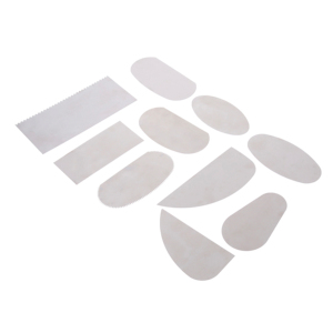 Herramientas de cerámica de corte de acero, raspador dentado, herramienta para esculpir <span class=keywords><strong>arcilla</strong></span> de cerámica, cortador de <span class=keywords><strong>arcilla</strong></span> polimérica, 10 Uds. - Product Image 1