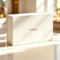 Caja de Regalo Ecológica con Tapa Abatible para Perfumes, con Proceso de Lámina Mate, para Cosméticos y Productos de Belleza, Directo de Fábrica