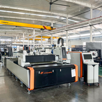 Découpeuse laser à fibre 3015 6020 6000W avec plateforme de commutation, contrôle Cypcut, moteur servo Fuji - Machine de découpe de métal haute précision