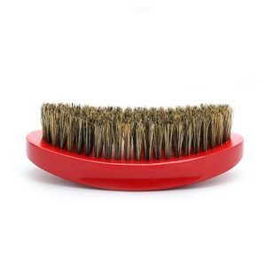 OEM 100% manche en bois de hêtre poils de sanglier et poils de nylon brosses à barbe <span class=keywords><strong>brosse</strong></span> à <span class=keywords><strong>moustache</strong></span> en peinture de couleur - Product Image 2