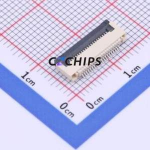 FPC-0.5FX-20PWBH20 FFC/FPC Connector SMD,P=0.5mm Connector Flip Cover Type Bottom Contact 20P 0.5mm - Product Image 1