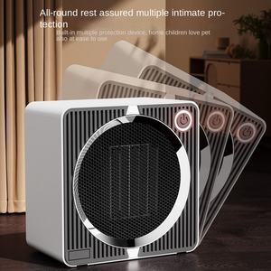 Household Portable Ceramic PTC Electric <strong>Heater</strong> 500W Overheat Protection Tip-Over Protection Small Size Manual Control Room - Product Image 5