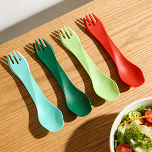 Fourchettes d'alimentation en silicone pour bébé, cuillère souple pour repas d'enfants, vaisselle de couleur unie, 0-12 mois - Product Image 2