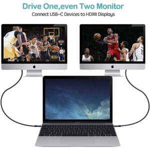 Sản Phẩm Mới Để Kết Nối Điện Thoại Với Tv Mobile 6FT 2M 4K 60Hz Tipo C A <span class=keywords><strong>USB</strong></span> 3.1 Cáp <span class=keywords><strong>USB</strong></span> C Cáp Chuyển Đổi Loại C Sang HDMI - Product Image 6