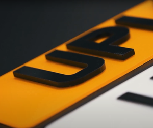 Châu Âu 3D/4D chữ phản chiếu phim xe giấy phép biển số biển số Anh biển số Acrylic - Product Image 4