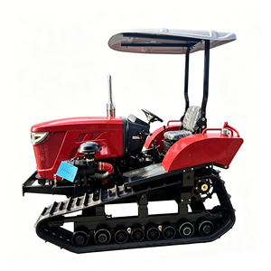รถแทรกเตอร์ตีนตะขาบ Mingzhaosifang รุ่น Bibo Heavy Duty 80 แรงม้า พร้อมอุปกรณ์เสริมครบชุดสำหรับงานไถพรวนและขุดร่อง - Product Image 2