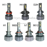 Ampoule LED H11 12V 120W C1 à tube de cuivre unique 3570 6000K pour phare de voiture et antibrouillard