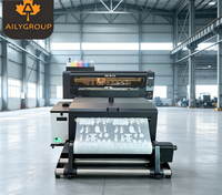 NEWIN Imprimante DTF numérique entièrement automatique A1 600 mm, tête d'impression Epson, encre pigmentée, transfert thermique, film PET, impression multicolore sur vêtements