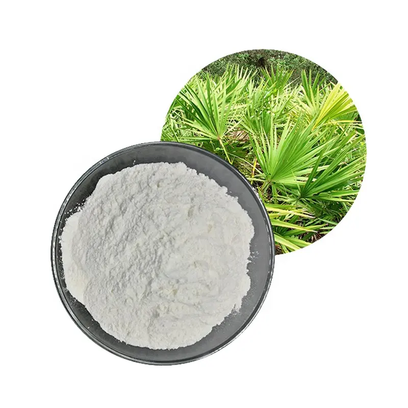 Высококачественная 100% чистая Tinospora Cardifolia пила Palmetto порошок пальмового 45% жирной кислоты 25%