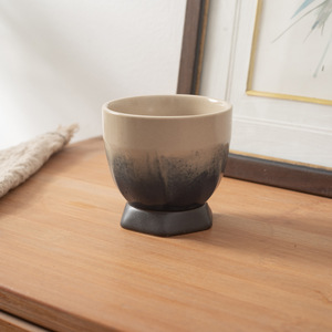 ถ้วยชาดินเผาเคลือบเงา ขนาด 100 มล. งานฝีมือเคลือบใต้ผิว สำหรับชิมชาแบบกังฟู - Product Image 1