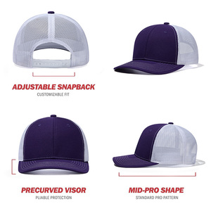 <span class=keywords><strong>Gorra</strong></span> Deportiva Personalizada con Logotipo, 6 Paneles, Lisa, con Parche Tejido y Visera Cosida, Richardson 112, Estilo Trucker, <span class=keywords><strong>para</strong></span> <span class=keywords><strong>Hombre</strong></span> - Product Image 3