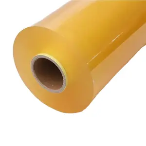 Green Packing Eco Friendly Super Soft Transparent 45cm*2500m Lamination Stretch Pvc Cling Film Jumbo For Meat/fruit