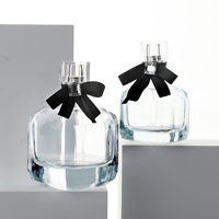 Flacon de parfum en verre personnalisé unique bon marché de luxe mini flacons de vaporisateur de parfum en verre