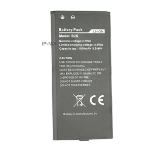Batterie de téléphone portable OEM Factory 1500mAh <span class=keywords><strong>B26</strong></span> pour Caterpillar CAT <span class=keywords><strong>B26</strong></span>, batterie de remplacement de haute qualité, batteries Li-polymère - Product Image 1