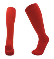 Chaussettes de football longues respirantes antidérapantes absorbant la transpiration avec semelle épaissie effet serviette anti-frottement couleur unie coupe haute pour homme