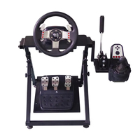 Soporte de Conducción Honcam para Volante de Simulador de Carreras para Videojuegos Compatible con Logitech G25 G27 G29 G920 Trustmaster Moza