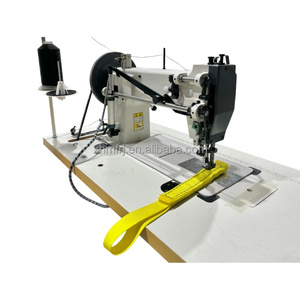 Machine à coudre industrielle à pied marcheur à aiguille simple programmable à plateau plat avec moteur pour le levage de sangles de transport - Product Image 6