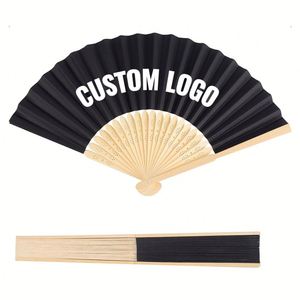 Éventail pliable personnalisé avec logo sur mesure pour cadeaux, décoration, festivals, événements, mariages et cadeaux promotionnels - Product Image 3