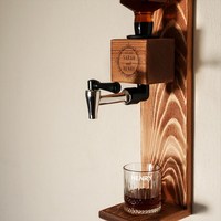 Distributeur de whisky mural en bois personnalisé décanteur allocation d'alcool allocation de bouteille de whisky