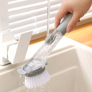 Household Tool Easy Cleaning Updated Multi-functional Dish and Pot Cleaning Brush with 4 Replaceable Brushes