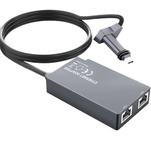 KAPALA 2026 <b>Ethernet</b> Adapter for GEN2 to <b>RJ45</b> Monitor Direct Router Connection 1GBPS 1080P - Product Image 1