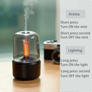 New Design USB Tabletop <b>Essential</b> <b>Oil</b> <b>Diffuser</b> Ultrasonic Air Humidifier LED Light App-Controlled 1 Year Warranty Household - Product Image 2