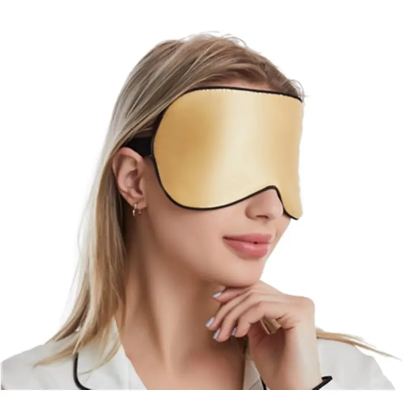 Masque oculaire en soie pour le voyage, cosmétique pour les yeux, en promotion