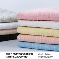 Tissu en coton suisse à pois 100 % coton, tissu jacquard à pois en relief personnalisé pour pyjamas et robes d'été pour femmes