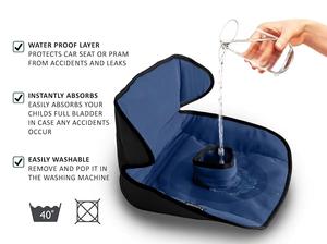 Housse de protection pour siège auto pour l'apprentissage de la propreté, imperméable, douce, lavable, facile à transporter, tapis universel pour bébé et tout-petit - Product Image 3