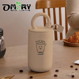 Wholesale OMORY 470ml 304 Stainless Steel Lock Bottle Travel Bottle with Leather Strap - Product Image 3