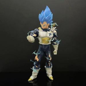 Figurine <span class=keywords><strong>Vegeta</strong></span> Super Saiyan Blue endommagée par le combat, jouet <span class=keywords><strong>de</strong></span> collection DBZ avec <span class=keywords><strong>costume</strong></span> endommagé et effets bleus pour collection d'anime - Product Image 6