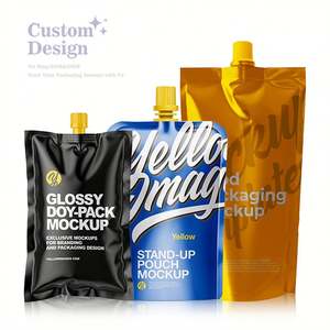 Pochette à bec imprimé personnalisé 100ml 200ml 250ml 500ml Désinfectant Lavage des mains Recharge de liquide à soupe Pochette à bec - Product Image 2