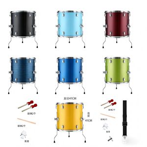 16 Inch Portable 2-Tier Wood Body Polyester <strong>Drum</strong> Heads <strong>Football</strong> Match Cheerleading Competition Cheering Fan <strong>Drum</strong> - Product Image 1