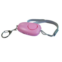 Alarme de défense personnelle rechargeable 130 dB avec chargeur USB, sirène, lampe torche de sécurité et dispositif de protection individuelle