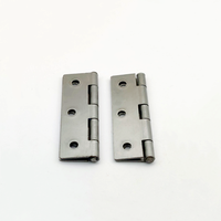 Charnière plate en fer de 73 mm (3 pouces) pour lit pliant, porte en bois, charnière de meuble soudable pour armoire