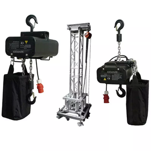 <span class=keywords><strong>Polipasto</strong></span> Eléctrico de <span class=keywords><strong>Cadena</strong></span> D-8+ con Carcasa Negra y Control Remoto Inalámbrico para Escenarios - Product Image 1