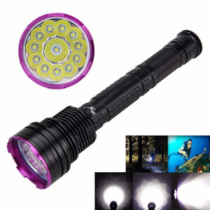 8600lm lặn Đèn pin <span class=keywords><strong>Led</strong></span> không thấm nước dưới nước IP68 12l2 lặn lanterna 26650 <span class=keywords><strong>LED</strong></span> sạc flashlamp <span class=keywords><strong>Torch</strong></span> lặn ánh sáng - Product Image 3