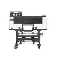 2025 Machine d'impression automatique d'étiquettes autocollantes pour tasses en verre autocollants de transfert rouleau à rouleau imprimante Uv Dtf 30cm avec plastifieuse