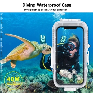 Funda protectora de buceo impermeable para iPhone, carcasa subacuática para fotografía, buceo en aguas profundas, 11 12 13 Pro Max - Product Image 3