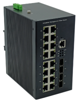 Công NGHIỆP 16 cổng 802.3at PoE + Gigabit L2 L3 quản lý <span class=keywords><strong>Din</strong></span>-<span class=keywords><strong>Rail</strong></span> 4x10GB SFP + <span class=keywords><strong>ethernet</strong></span> PoE chuyển đổi - Product Image 4